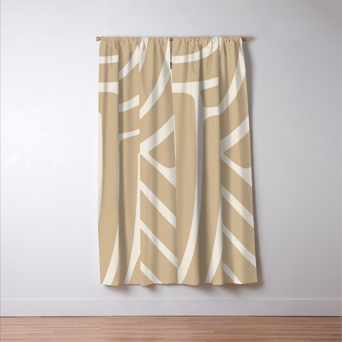 Abstract Stripes LXXXIII Window Curtain Gallery Image 3