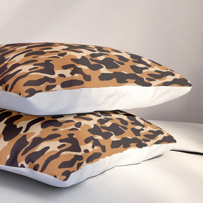 Animal Print Leopard Pattern Pillow Sham Gallery Image 3
