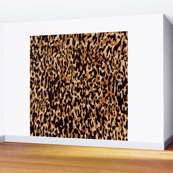 Animal Print Leopard Pattern Wall Mural Gallery Image 2