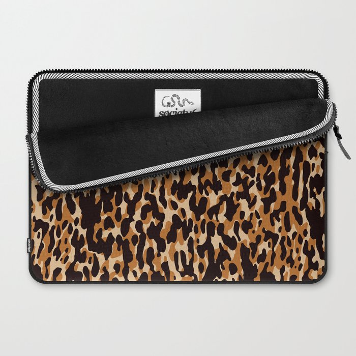 Animal Print Leopard Pattern Laptop Sleeve Gallery Image 2