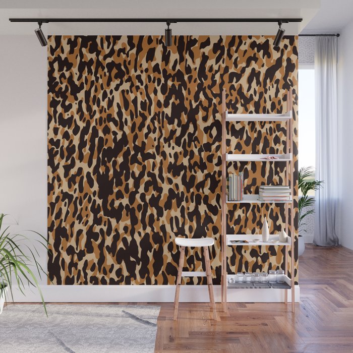 Animal Print Leopard Pattern Wall Mural Gallery Image 1