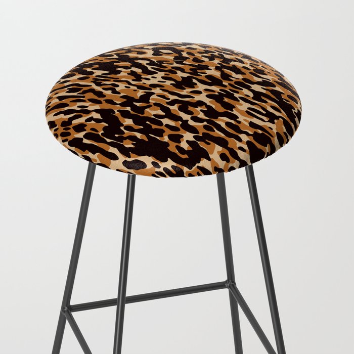 Animal Print Leopard Pattern Stool Gallery Image 2