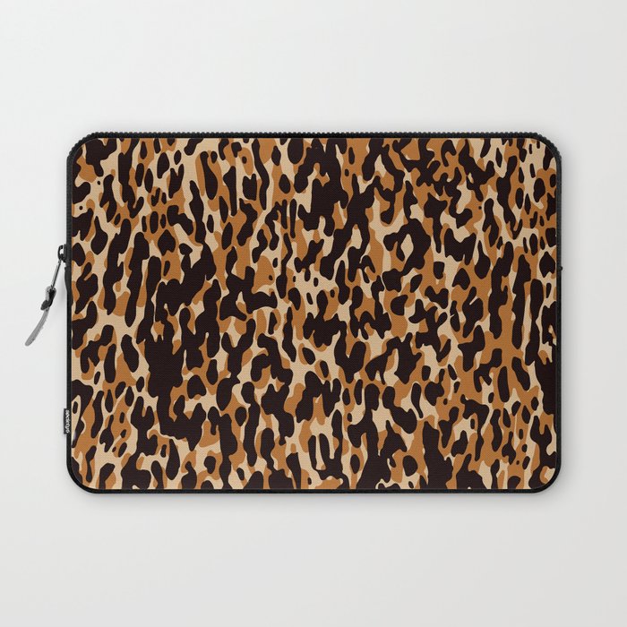 Animal Print Leopard Pattern Laptop Sleeve Gallery Image 1