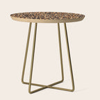 Animal Print Leopard Pattern Side Table Gallery Image 1
