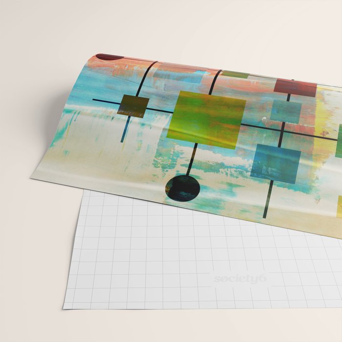 Mid-Century Modern Art 1.3 -  Graffiti Style Wrapping Paper Gallery Image 2