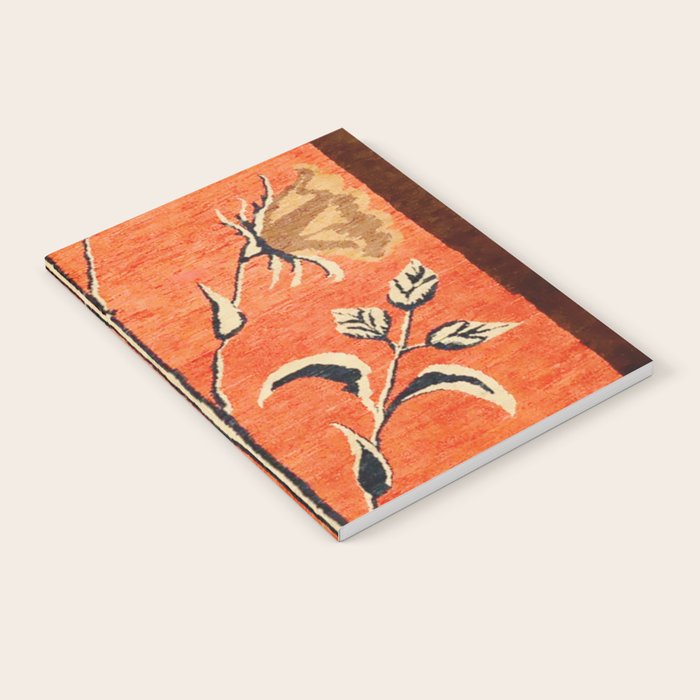 Vintage Floral Persian Rug Print Notebook Gallery Image 2