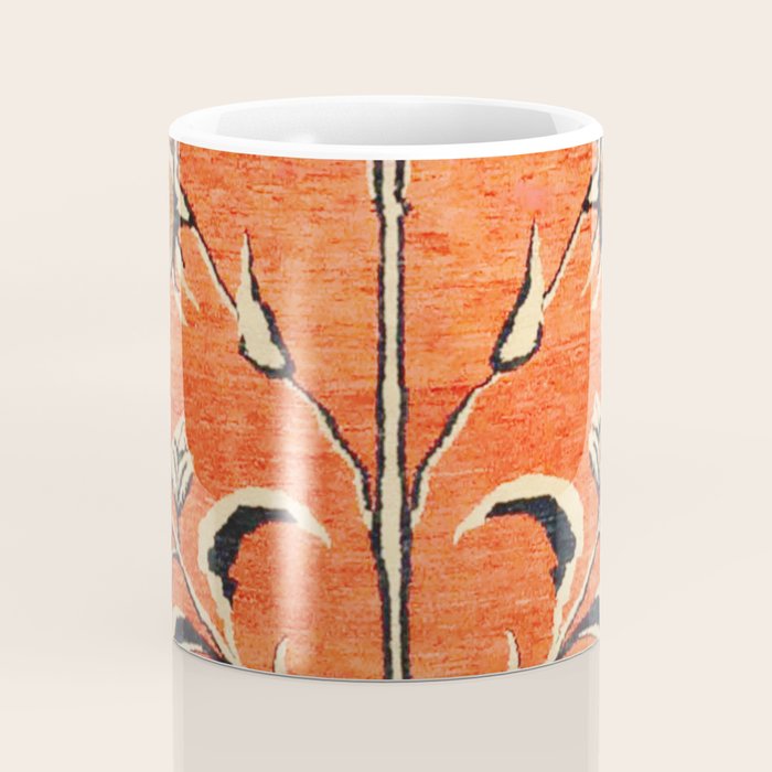 Vintage Floral Persian Rug Print Coffee Mug Gallery Image 4