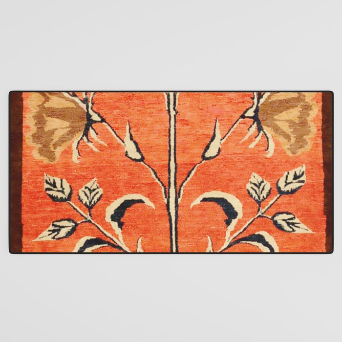 Vintage Floral Persian Rug Print Desk Mat Gallery Image 3