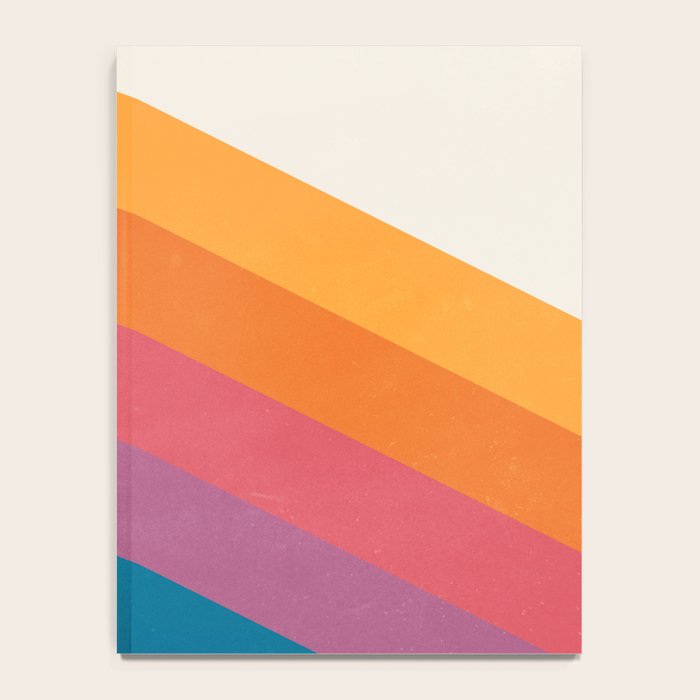 Candy Chevrons: Vintage 80s California Edition Notebook Gallery Image 4