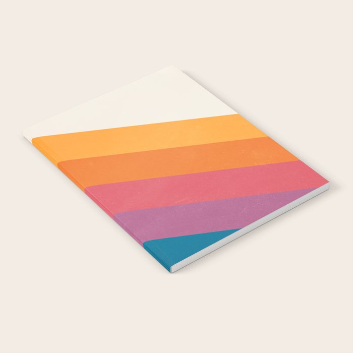 Candy Chevrons: Vintage 80s California Edition Notebook Gallery Image 1