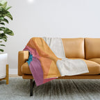 Candy Chevrons: Vintage 80s California Edition Throw Blanket Gallery Image 1