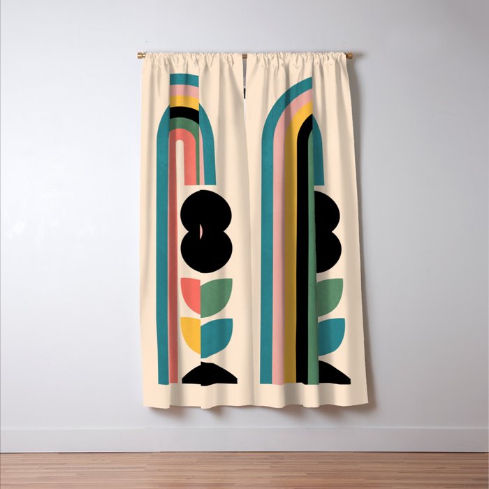 Rainbow Window Curtain Gallery Image 3
