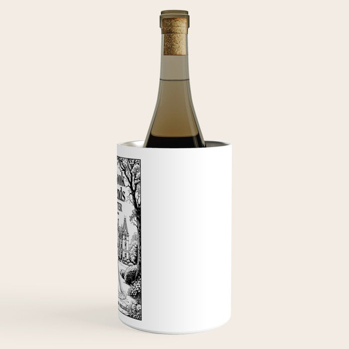 Why Book Boyfriends Are Better Funny Bookish Romance Cover Wine Chiller Gallery Image 3