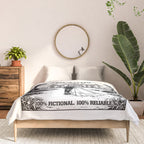 Why Book Boyfriends Are Better Funny Bookish Romance Cover Comforter Gallery Image 3