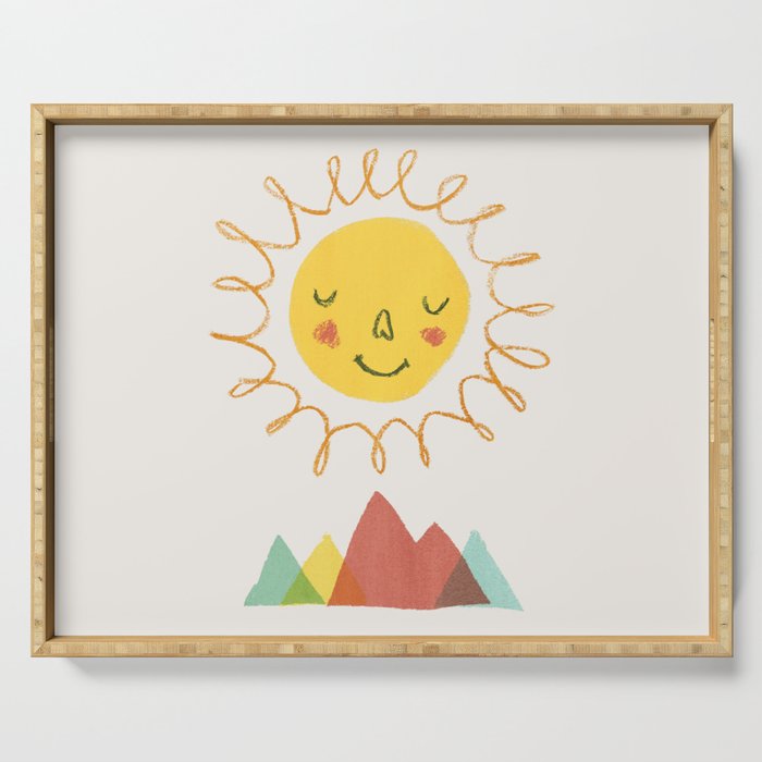 Sunny - Let's go outside Serving Tray Gallery Image 1