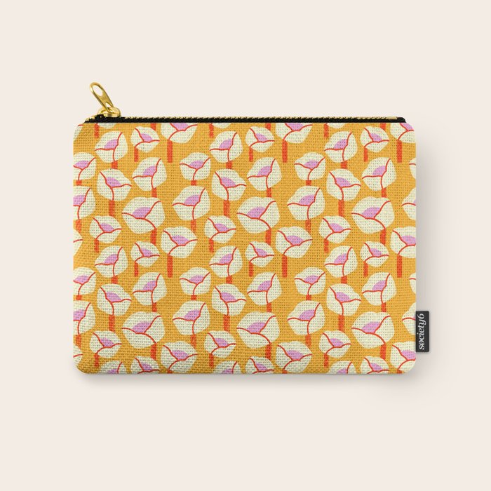 Chunky Blooms Pattern Carry All Pouch Gallery Image 1