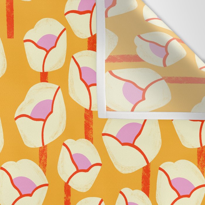Chunky Blooms Pattern Wall Tapestry Gallery Image 3