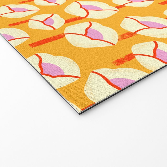 Chunky Blooms Pattern Welcome Mat Gallery Image 2