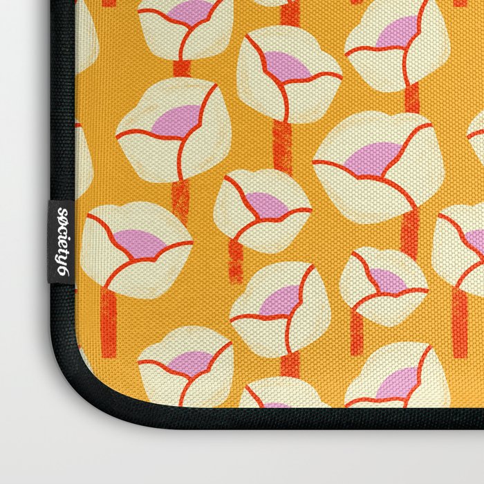 Chunky Blooms Pattern Laptop Sleeve Gallery Image 3