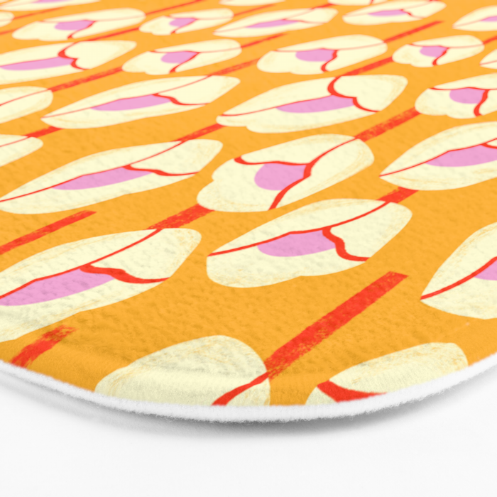 Chunky Blooms Pattern Bath Mat Gallery Image 3