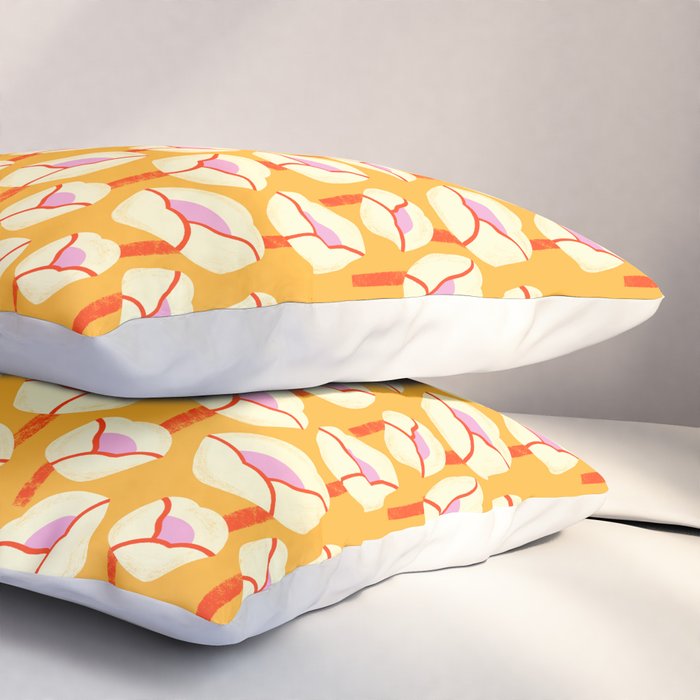 Chunky Blooms Pattern Pillow Sham Gallery Image 3