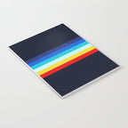 Classic 80s Video Game Retro Stripes Pixel Drops - Ayakazu Notebook Gallery Image 3