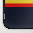 Classic 80s Video Game Retro Stripes Pixel Drops - Ayakazu Laptop Sleeve Gallery Image 3