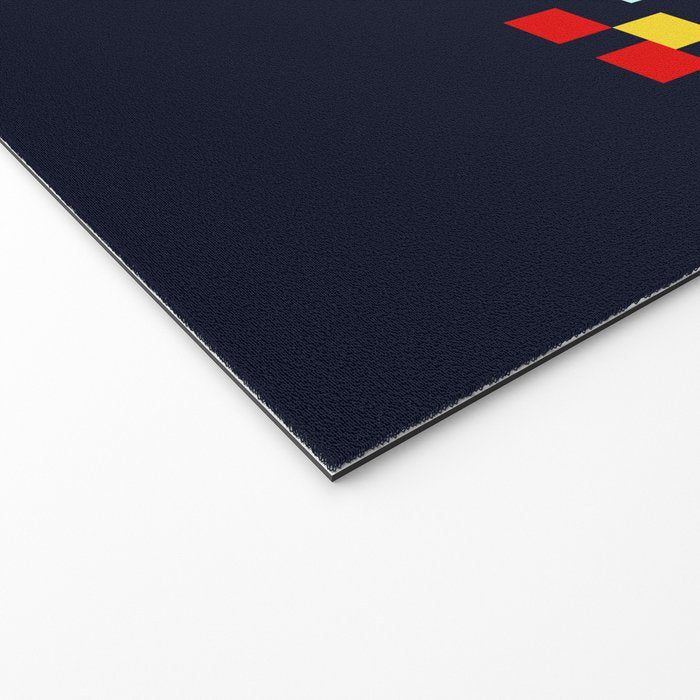 Classic 80s Video Game Retro Stripes Pixel Drops - Ayakazu Welcome Mat Gallery Image 2