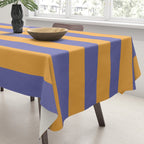 Strippy - Peri and Mango Tablecloth Gallery Image 3