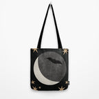 Halloween Bat and Moon Tote Bag Gallery Image 2