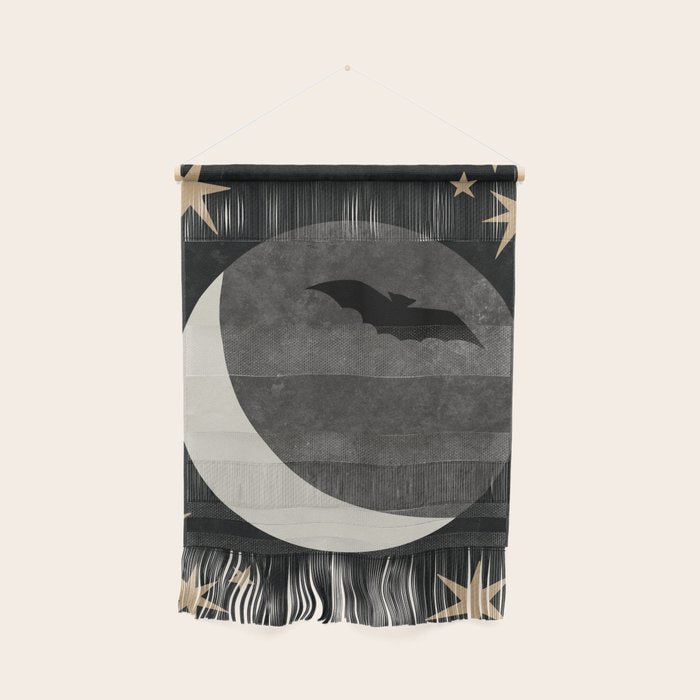 Halloween Bat and Moon Wall Hanging Gallery Image 1