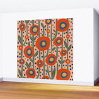 Flower Market Amsterdam, Abstract Modern Floral Print Wall Mural Gallery Image 2