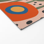 Flower Market Amsterdam, Abstract Modern Floral Print Welcome Mat Gallery Image 2