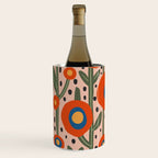 Flower Market Amsterdam, Abstract Modern Floral Print Wine Chiller Gallery Image 2