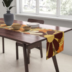 70's Floral Prints, Retro Art Table Runner Gallery Image 2