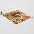 70's Floral Prints, Retro Art Yoga Mat Gallery Image 2