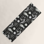 Enchanted - Enchantment - Black and White Yoga Mat Gallery Image 1
