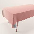 Ombre Pink Coral Tablecloth Gallery Image 1