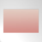 Ombre Pink Coral Welcome Mat Gallery Image 1