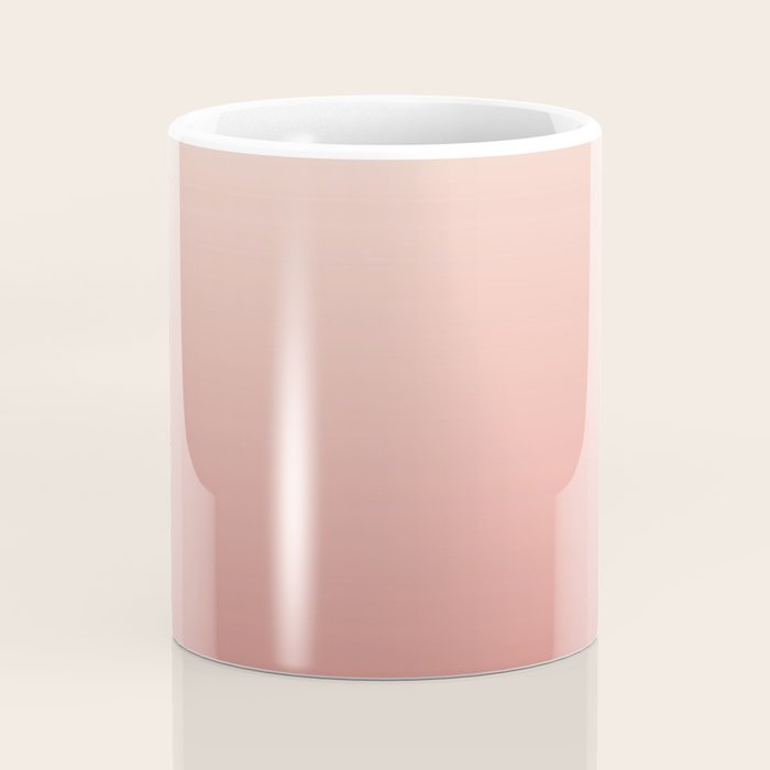 Ombre Pink Coral Coffee Mug Gallery Image 4