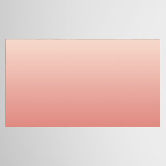 Ombre Pink Coral Tablecloth Gallery Image 2