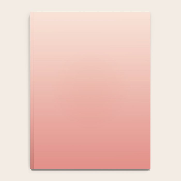 Ombre Pink Coral Notebook Gallery Image 4