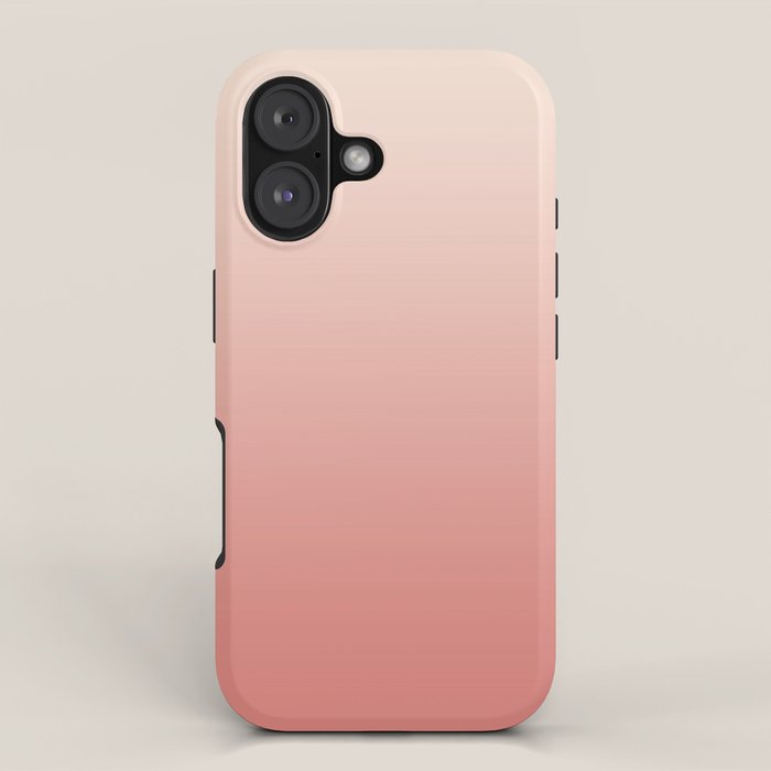 Ombre Pink Coral iPhone Case Gallery Image 1
