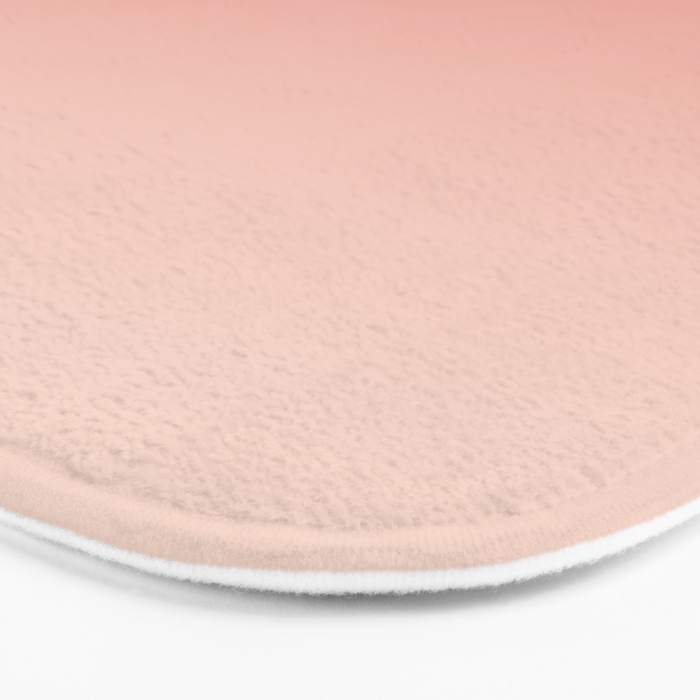 Ombre Pink Coral Bath Mat Gallery Image 3