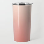 Ombre Pink Coral Travel Mug Gallery Image 1