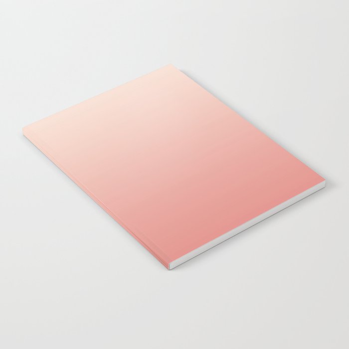 Ombre Pink Coral Notebook Gallery Image 2