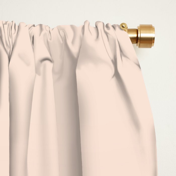 Ombre Pink Coral Window Curtain Gallery Image 2