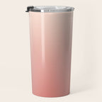 Ombre Pink Coral Travel Mug Gallery Image 3