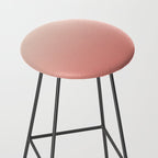 Ombre Pink Coral Stool Gallery Image 2