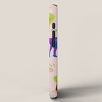 Let's Play Tennis in Peachy Pink iPhone Case Gallery Image 2